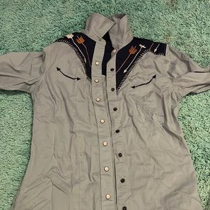 Pearl snap rodeo shirt